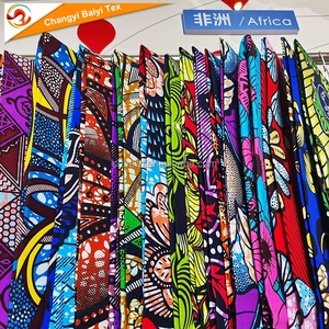 Tissu africain imprimé Ankara style classique pour robe traditionnelle du Bénin, vente en gros, 100% coton, tissu africain - Product Image 6