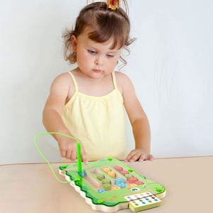 Bloques Magnéticos para Niños, Juguete de Madera Educativo Montessori, Juego de Mesa de Combinación de Huevos de Dinosaurio - Product Image 3