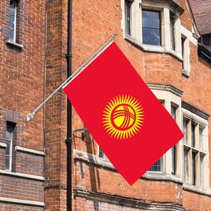 <span class=keywords><strong>Bandera</strong></span> de <span class=keywords><strong>Kirguistán</strong></span> de 3x5 pies Impresa Personalizada a una Cara, Personalizable para Todas las Banderas Nacionales y Banderas de Exhibición. - Product Image 5