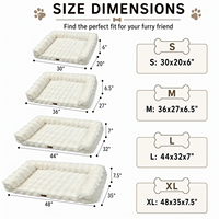 Meilleur vendeur - Lit pour animaux de compagnie de qualité supérieure - Lit pour chien en éponge 25D pour Corgi, Golden Retriever - Rectangulaire, doux, lavable, fond antidérapant