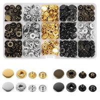 Boutons-pression métalliques en alliage de zinc 18 mm 20 mm pour vêtements, chemises, design personnalisé, prix bas