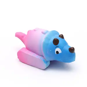 Tanque de espuma PU hipopótamo brinquedos stress personalizado animal stress ball