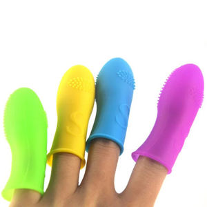 Faak मिनी उंगली स्टाल आस्तीन 5 रंग सेट महिलाओं महिला भगशेफ संभोग masturbator मालिश masturbator fingerstall सेक्स उत्पाद - Product Image 3