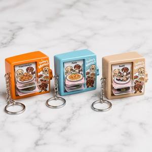 Porte-clés jouet en plastique, boîte de visualisation de menu animé à manivelle, thème chiens, objet de collection, vente en gros - Product Image 5