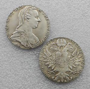 Monedas conmemorativas del Imperio Austriaco de 1780, 1 Thaler, María Teresa, regalos, decoración del hogar - Product Image 1