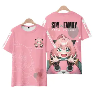 Camiseta de Anime SPY X FAMILY, camisa de manga corta con 6 estilos de diseño japonés, Loid, Yor, Anya, SPY X FAMILY, 2022