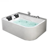 الحمام الكلاسيكية 2 شخص أكريليك hydromassage دوامة تدليك حوض حوض حوض الاستحمام مع انخفاض السعر