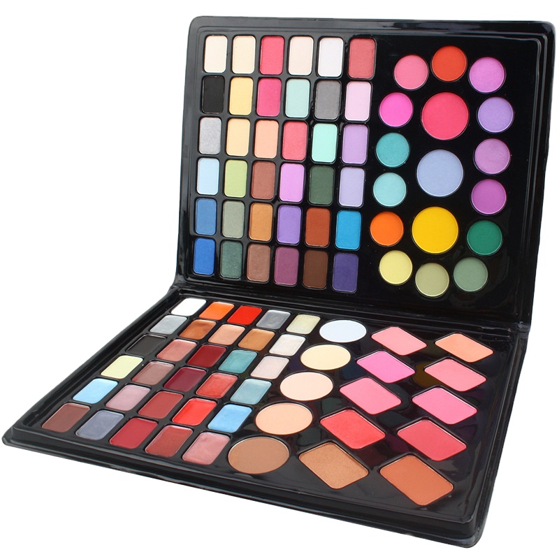 OEM частная марка, стойкие водостойкие Разноцветные Тени для век, блеск для губ в одном наборе для макияжа высшего качества