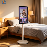 Écran intelligent numérique blanc 32 pouces, TV mobile, diffusion sans fil, streaming en direct, tactile, appareil de partage, OEM, texte