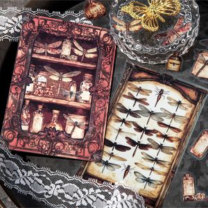 15 cái/gói Vật liệu cắt dán kỳ lạ và Kỳ Lạ loạt yếu tố Retro Cẩm Nang Tự làm vật liệu trang trí chạm đáy - Product Image 4