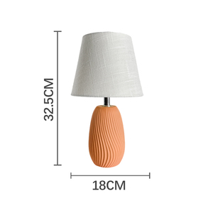 Настольная лампа с уникальным дизайном, ручной работы, современная, креативная, керамическая, с гибким кабелем, для чтения в кабинете, с керамическим абажуром и основанием - Product Image 2