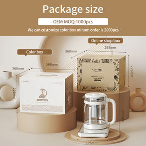 High Quality <strong>Temperature</strong> Control Cordless Electric Glass <strong>Kettle</strong> and Water Boiler Tea Portable Electric <strong>Kettle</strong> for Boiling Water - Product Image 6