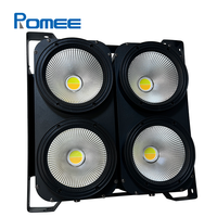 Lumière de scène COB 4X100W blanc froid/blanc chaud pour DJ, concert, événement, théâtre, éclairage de scène