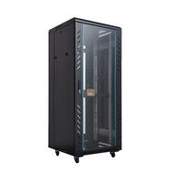 Baie de serveur autoportante SYNSTRO pour centre de données IT régional, 32U, 19 pouces, 600x600mm, armoire réseau IP20 en acier SPCC, en stock