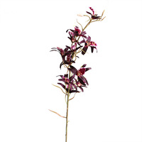 S610 Anggrek Dendrobium Buatan Tangan Berkualitas Tinggi Gaya Modern Baru dari Australia untuk Dekorasi Pesta Hotel Rumah.