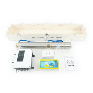 2.2KW güneş derin kuyu pompaları güneş su pompası sistemi 300V pompalama sistemi derin kuyu suyu pompası güneş için - Product Image 3
