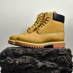 <span class=keywords><strong>Botas</strong></span> Clásicas Amarillas de Caña Alta, Impermeables, Antideslizantes y Resistentes al Desgaste, <span class=keywords><strong>Botas</strong></span> Retro Martin para Hombre y <span class=keywords><strong>Mujer</strong></span>, Zapatos de Senderismo Unisex - Product Image 2