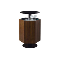 Mini-bar de luxe moderne avec élévateur, design créatif et élégant, pour projets de villas et de manoirs