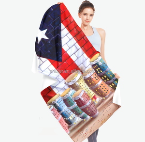 Toalla de Playa con la Bandera de Puerto Rico, Secado Rápido, Absorbente, Ultra Suave, para Viajes y Baño, con el Mensaje 'I Love My Puerto Rico Mom' - Product Image 4