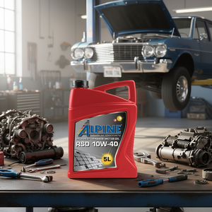 Huile moteur Alpine RSD 10W-40 5L, huile moteur automobile haute performance, huile moteur entièrement synthétique - Product Image 3