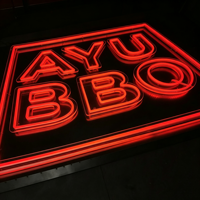 Enseigne néon LED personnalisée, art mural, RVB dimmable, étanche IP65 pour la maison, le bar, la salle de jeux, le parc, la publicité, la décoration de fête