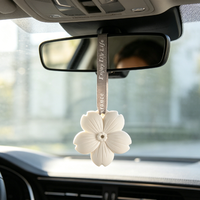 Diffuseur d'arômes en céramique parfumée en stock, parfum d'intérieur en porcelaine, diffuseur d'huiles essentielles en forme de fleur, désodorisant suspendu pour voiture et armoire