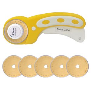 Cortador Rotatorio <span class=keywords><strong>de</strong></span> 45 mm con Mango Ergonómico y Bloqueo <span class=keywords><strong>de</strong></span> <span class=keywords><strong>Seguridad</strong></span> para Tela, Cuero, Manualidades, Costura y Acolchado - Product Image 6