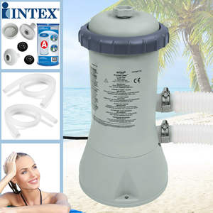 Pompes et accessoires de filtration pour piscine familiale extérieure <span class=keywords><strong>INTEX</strong></span> 28638, <span class=keywords><strong>pompe</strong></span> à filtre à <span class=keywords><strong>cartouche</strong></span> d'eau 1000 GPH avec 220-240 volts - Product Image 5