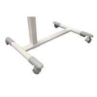 Table médicale mobile à renversement réglable pour hôpital, travail à domicile, ordinateur portable debout, hauteur réglable