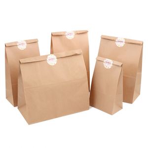 Shopping <b>Bag</b> White <b>Craft</b> Take Out Fast Food Kraft Paper Shopping Retail Carry <b>Bag</b> - Product Image 3