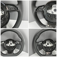 Volant de voiture en cuir noir sans bouton, vente en gros directe d'usine pour AUDI B8 B9 A4 A5 Q3 Q5 2013-2016