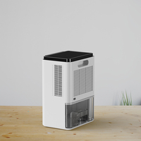 Déshumidificateur Portable Eurgeen 2500ML 2-en-1 Sèche-Air Silencieux Petit Absorbeur d'Humidité 7 Veilleuses d'Ambiance pour la Maison