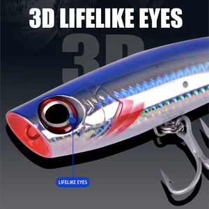 <span class=keywords><strong>Leurre</strong></span> flottant ABS dur pour pêche en mer et en bateau – Idéal pour le bar, le <span class=keywords><strong>brochet</strong></span>, la truite, le marlin, le cabillaud, la carpe, la perche, le poisson-chat - Product Image 6