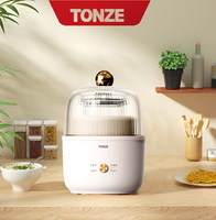 Tonze En stock 230V UK Plug Nouvelle Tasse À Ragoût Pot En Verre Double Chaudière Électrique Mini Mijoteuse