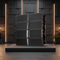Sistema de Altavoces Line Array de Tres Vías de 12 Pulgadas, para Escenarios Grandes, Audio Profesional para Exteriores, Pasivo, Neodimio, 2200W, 8ohm, Aluminio
