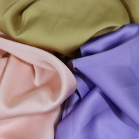 Tissus d'imitation acétate torsadés doux de luxe 100% polyester de haute qualité pour les abayas de robe