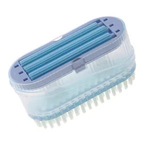 Caja de jabón multifuncional para baño, soporte para jabón tipo cepillo giratorio, caja de drenaje para jabón de lavandería, burbujeador de espuma antideslizante para lavado - Product Image 6