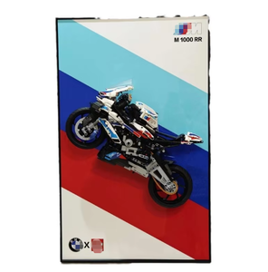 लेगो बिल्डिंग ब्लॉक के लिए उच्च संवेदनशीलता 3.5 सेमी मोटी, रेसिंग दीवार एचडी डिस्प्ले फोटो फ्रेम कड़ाई से चयनित पोर्श सजावटी - Product Image 5