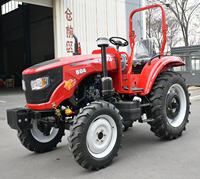 Tracteur 804 neuf, 4 roues motrices, machine agricole, fabrication chinoise, 80 chevaux, tracteur à roues pour travaux sur le terrain
