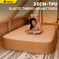 Matelas gonflable TPU double taille, vert, respectueux de la peau, avec soutien de surface, pour usage domestique, vente en gros