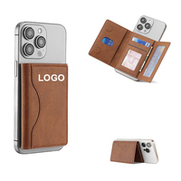 Dompet Magsafe dengan 6 Slot Kartu untuk Pria Wanita, Dompet Ponsel Magnetik untuk iPhone Seri 12~17 Plus/Air/Pro/Pro Max