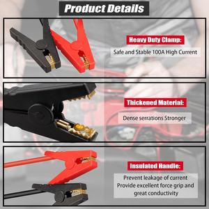 كابلات تشغيل السيارة (جامبر ستارت) لبطارية ميلووكي <span class=keywords><strong>M</strong></span>-18 بجهد 18 فولت لبدء تشغيل السيارة وتعزيزها باستخدام أداة البطارية - Product Image 2