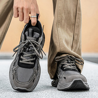 Baskets pour hommes M913, nouveau style automne, chaussures de sport respirantes en maille, semelle épaisse antidérapante, chaussures de course décontractées pour hommes
