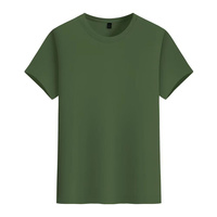 T-shirt à manches courtes en coton 180 g/m², col rond, pour homme, tee-shirt décontracté essentiel, impression de logo personnalisée, vente en gros en usine