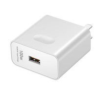 Pengisi Daya Cepat PD 66W Adaptor EU Input 220V Kabel Retractable Tipe-C dengan Set Adaptor Telepon Colokan EU