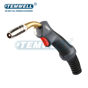 Tête de torche de soudage en cuivre TEMWELL 25AK, ensemble frontal complet pour pistolet MIG/MAG refroidi par air, 250A, cycle de service 60%, fil de 0,6-1,2 mm - Product Image 1