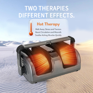<strong>Foot</strong> Vibration Massager Pain Relief Electric Reflexology <strong>Foot</strong> <strong>Massage</strong> Machine With Heat - Product Image 3