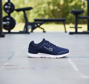 Scarpe da Cross Training Fitness con Tomaia in Mesh, Suola in Gomma, Intersuola in EVA, Unisex, Bianche - Product Image 2