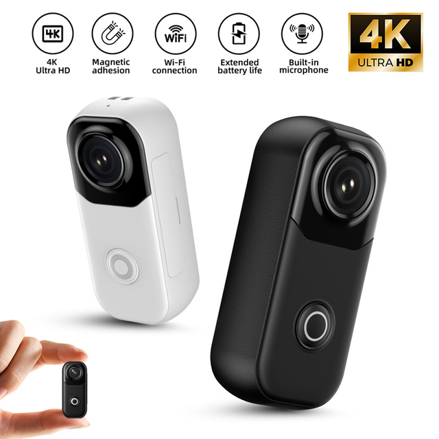 MZ01 Portable 4K WiFi HD Thumb Action Camera Waterproof Anti-Shake Cam Recorder Outdoor Sports Cameras