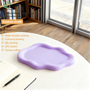 Bắc Âu Nghệ Thuật Deco Thiết Kế Màu Hồng Nhựa Khay Sang Trọng Không Thường Xuyên Trang Trí Nội Thất Khay Cho Khách Sạn Nhà Đảng Sử Dụng - Product Image 5